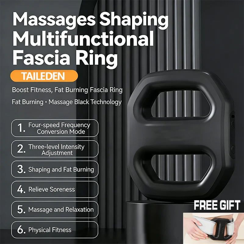 2026 New Fascia Ring R10 Mini Muscle Recovery Fascia Device upgraded adjustable strap fits Up to 55in waist