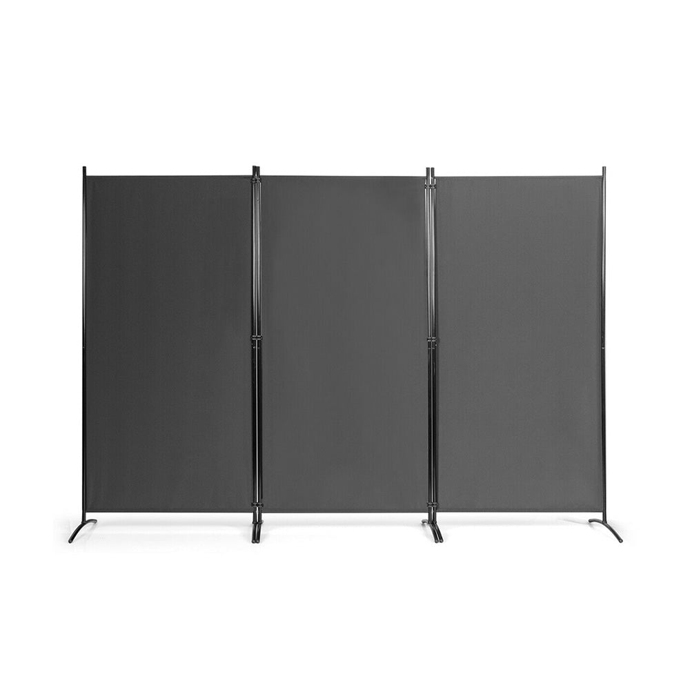 Mobile room divider 260x180cm, grey