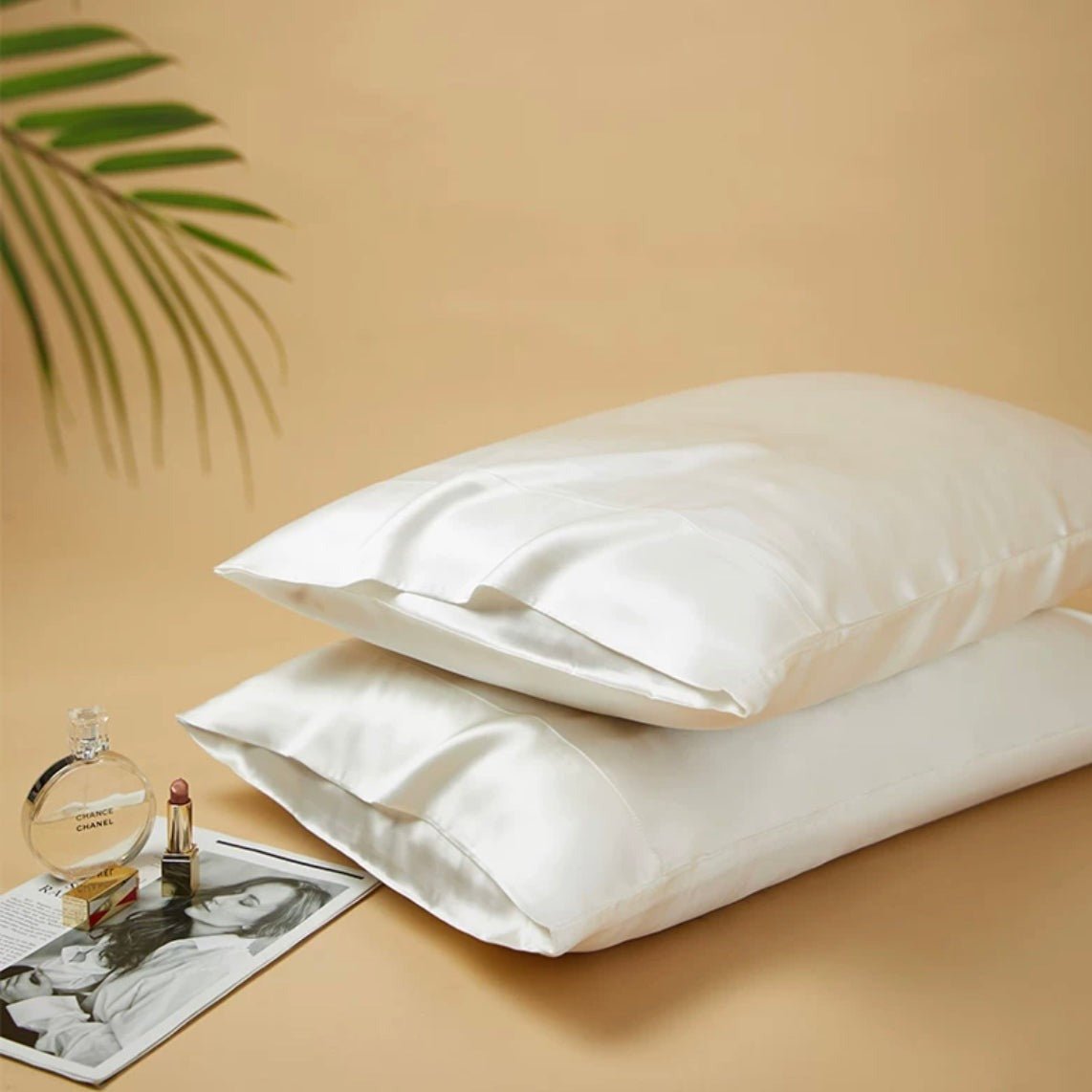 Silky Gift Box: 6A Grade 100% Organic Mulberry Silk Pillowcase Set of 2 Pcs - 30 Momme, Pure Silk on Both Sides
